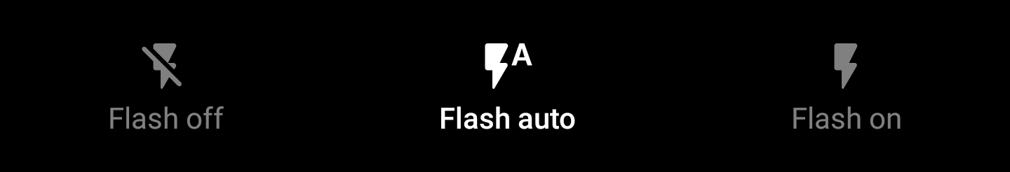 flash options